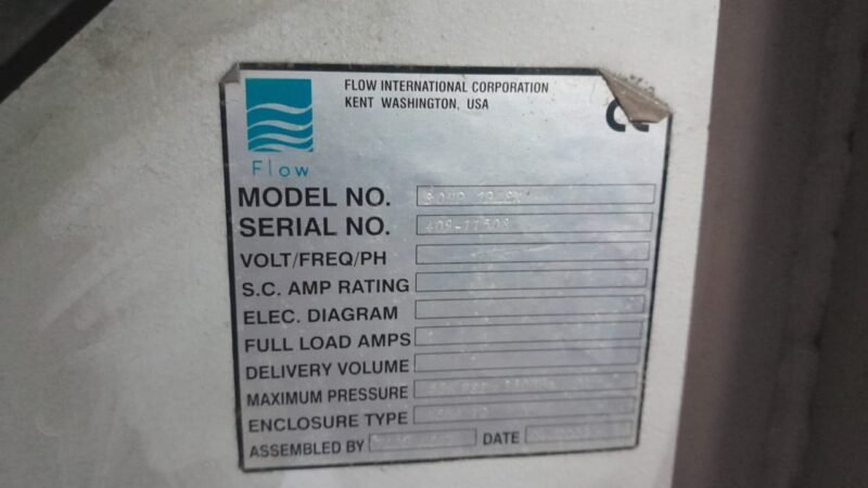 CNC CORTE DAGUA FLOW 30HP 1PLE-X 3000X2000MM